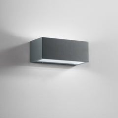 APPLIQUE BIEMISSIONE LED TWIN ANTRACITE 18W 2150LM CCT IP54 22X8,5X10,3CM