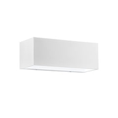 "Applique da esterno LED TWIN bianco con luce biemissione con CCT IP54 30cm"