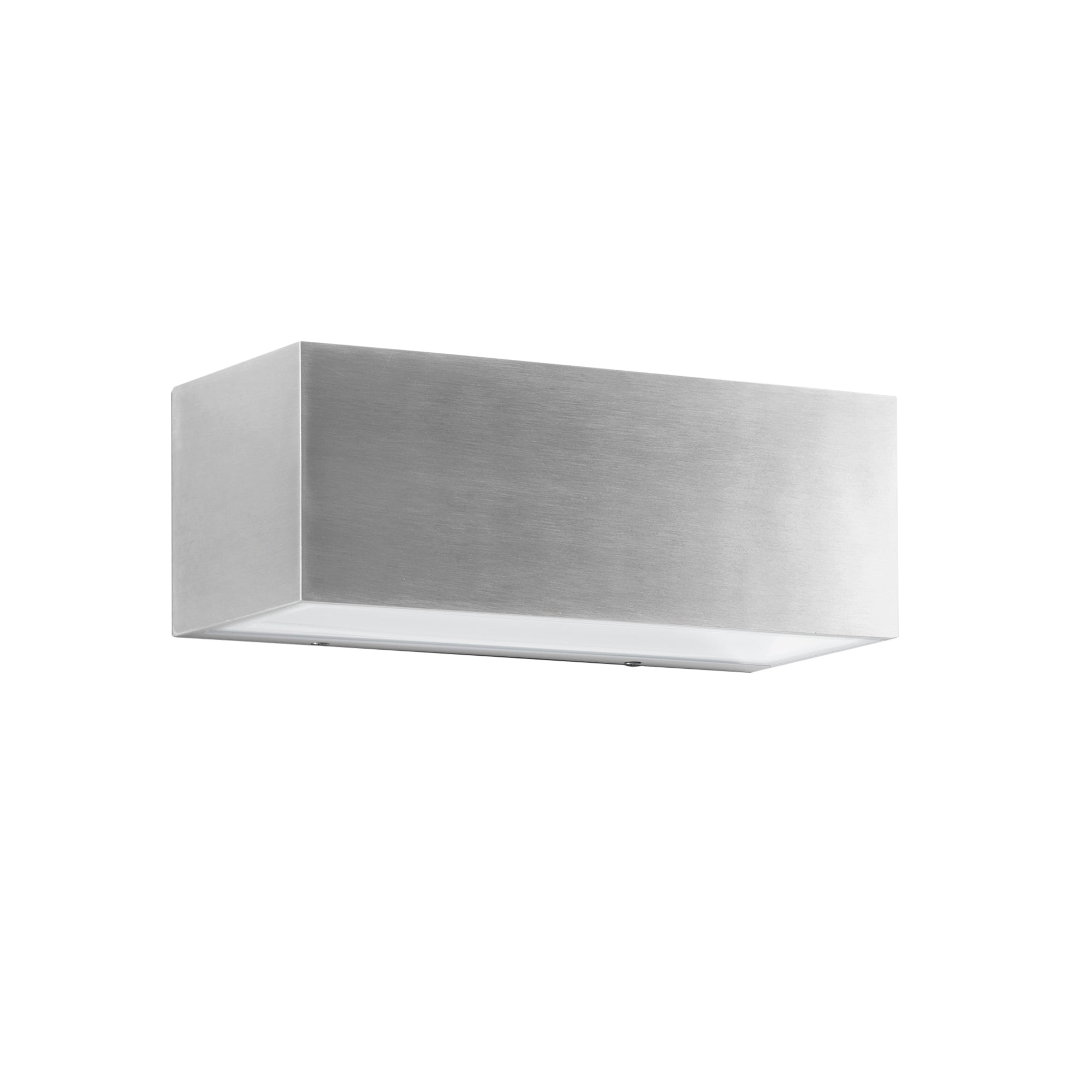 "Applique da esterno LED TWIN nichel con luce biemissione con CCT IP54 30cm"