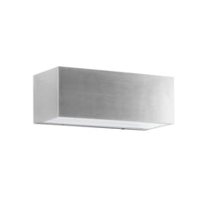 "Applique da esterno LED TWIN nichel con luce biemissione con CCT IP54 30cm"