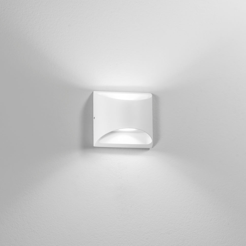 APPLIQUE BIEMISSIONE LED VEYRON BIANCA 2X3,5W 840LM CCT IP54 13X6,9X12,3CM