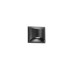 "Applique da esterno LED VEYRON in alluminio con luce biemissione CCT - Nero