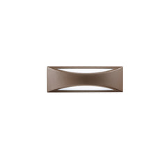 "Applique da esterno LED WEISS in alluminio bronzo con luce calda e naturale IP54"