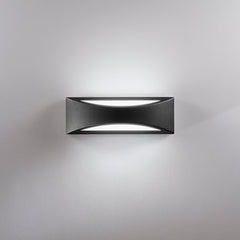 APPLIQUE LED WEISS NERA 16W 1800LM CCT IP54 36X11,3X12CM