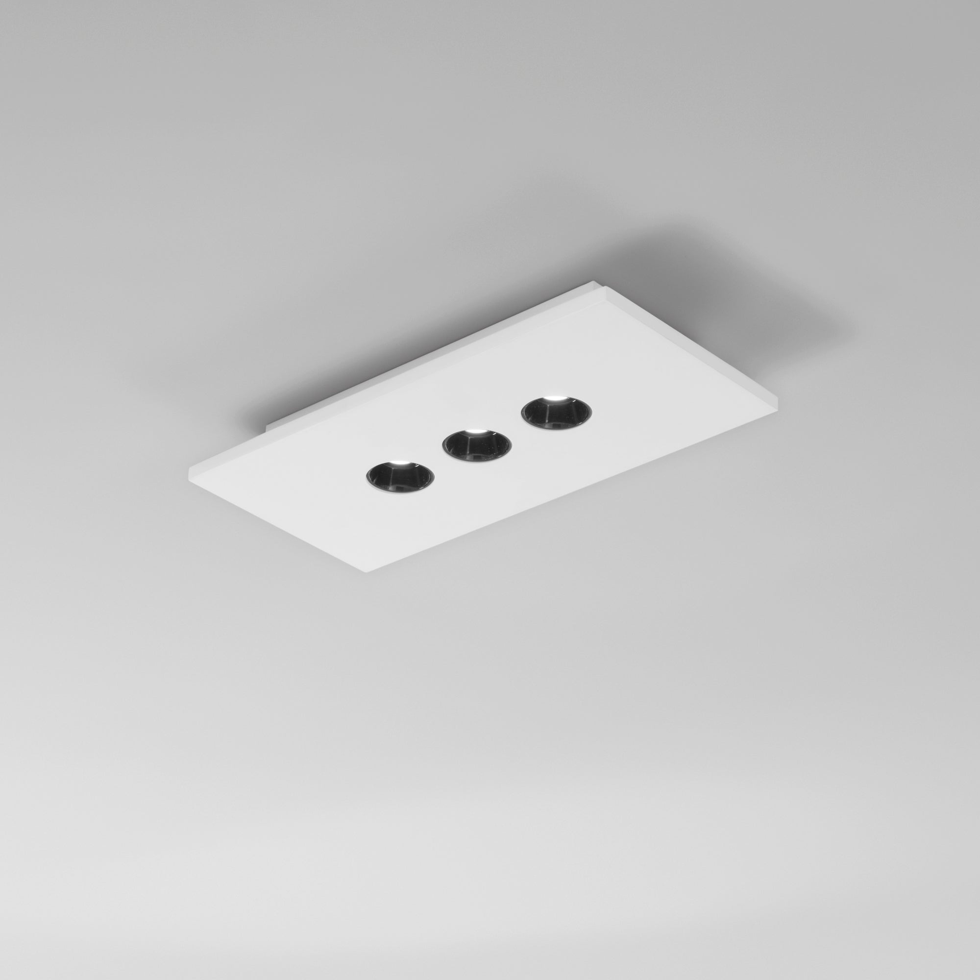 PLAFONIERA LED XICO BIANCA 3X4W 840LM CCT 40X4,7X20CM