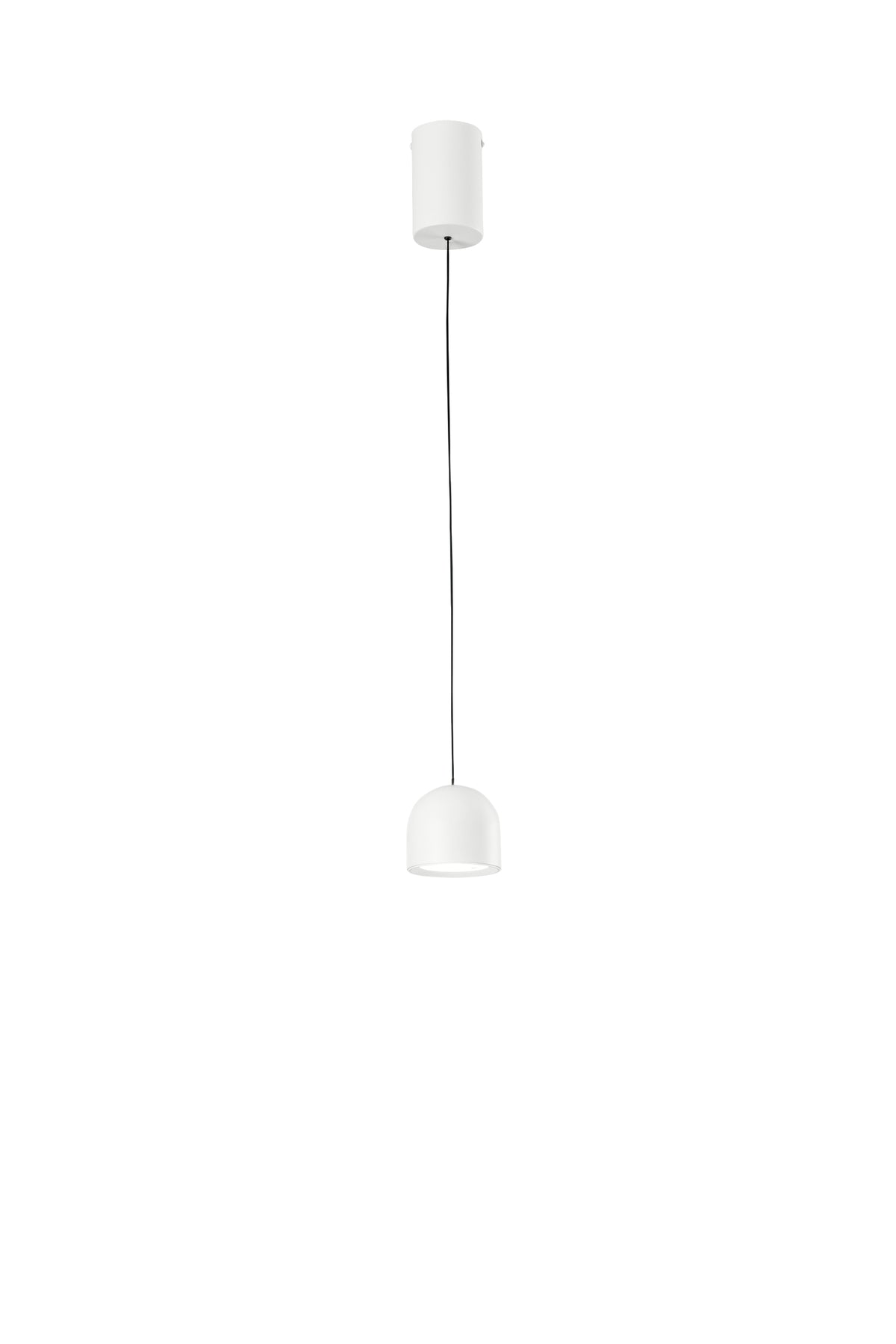 SOSPENSIONE LED YOYO BIANCA IN METALLO+ACRILICO 6W 3000K diam.10X150 CM