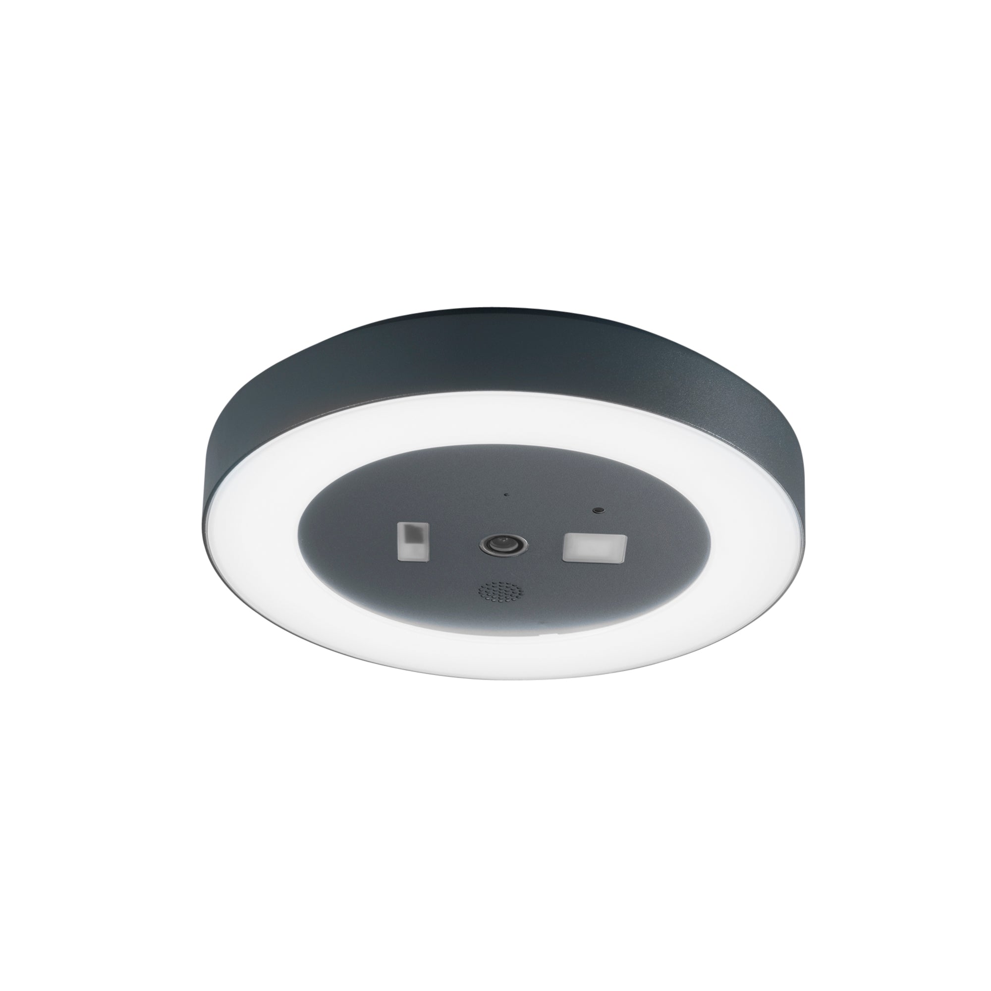 "Plafoniera da esterno LED ZOOM 30W con videocamera di sicurezza"