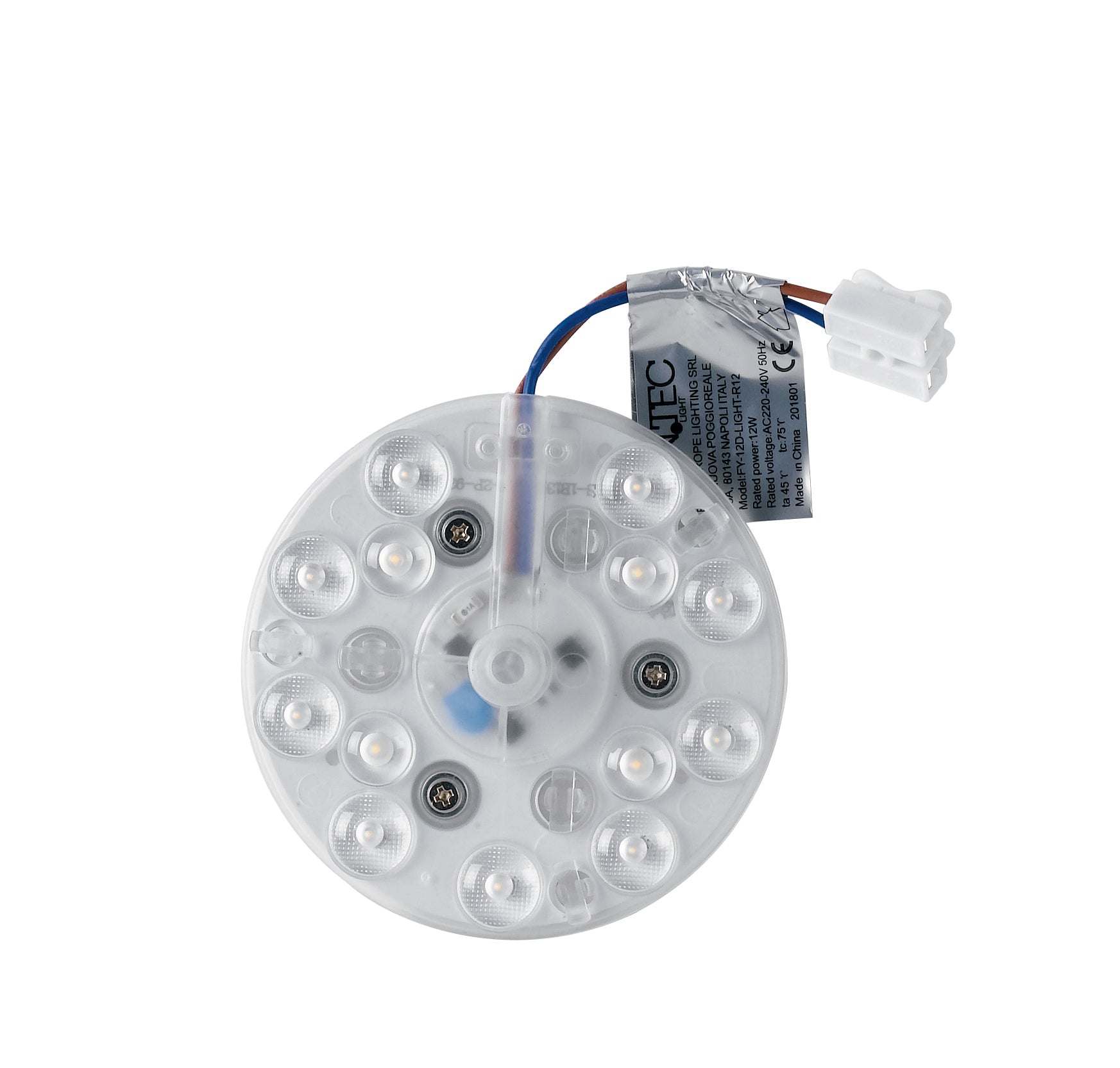 "Modulo circolare LED LIGHT e attacco elettrico con morsetti - 8W