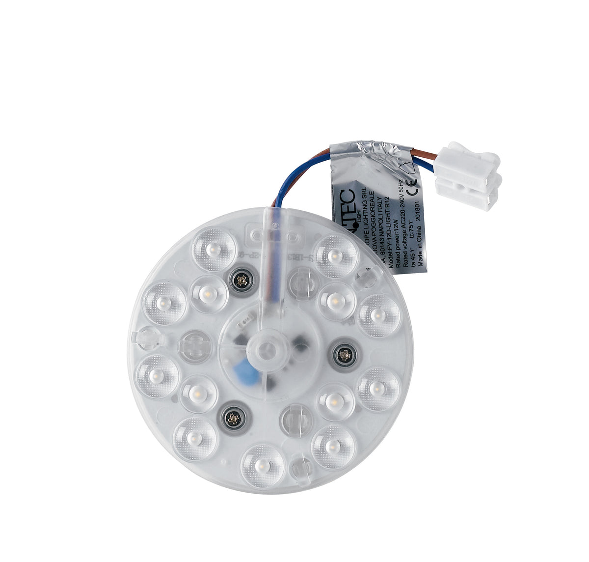 "Modulo circolare LED LIGHT e attacco elettrico con morsetti - 8W