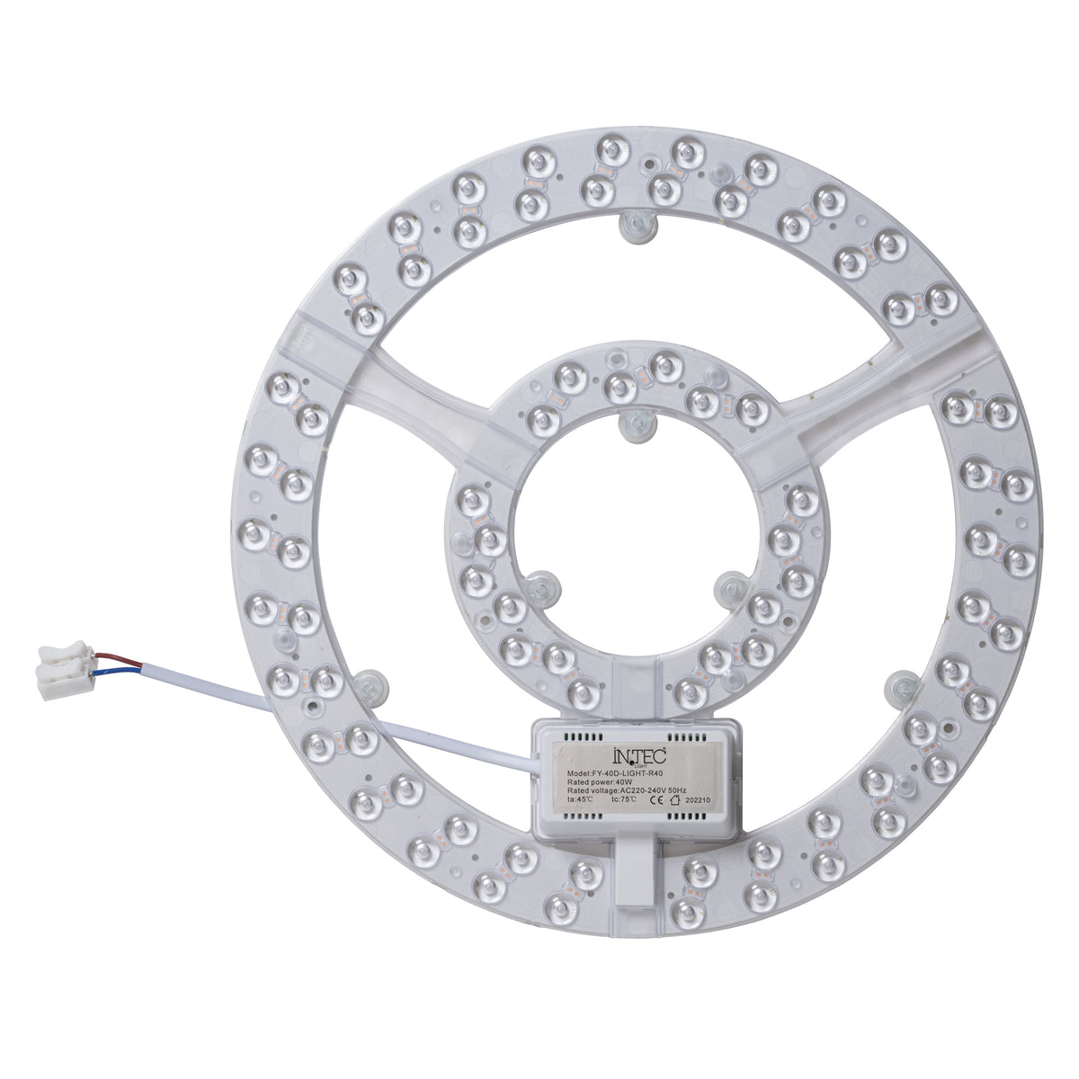 "Modulo circolare LED LIGHT e attacco elettrico con morsetti - 38W