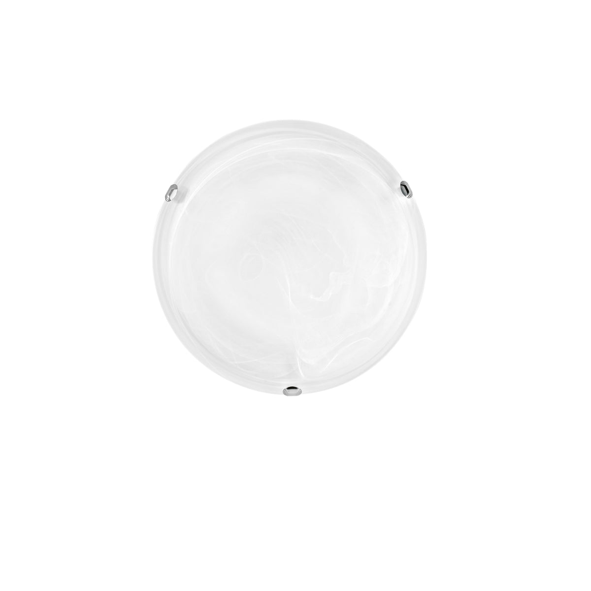 "Plafoniera LED LUNA in vetro bianco 24W 4000K (luce naturale) 40 cm.."