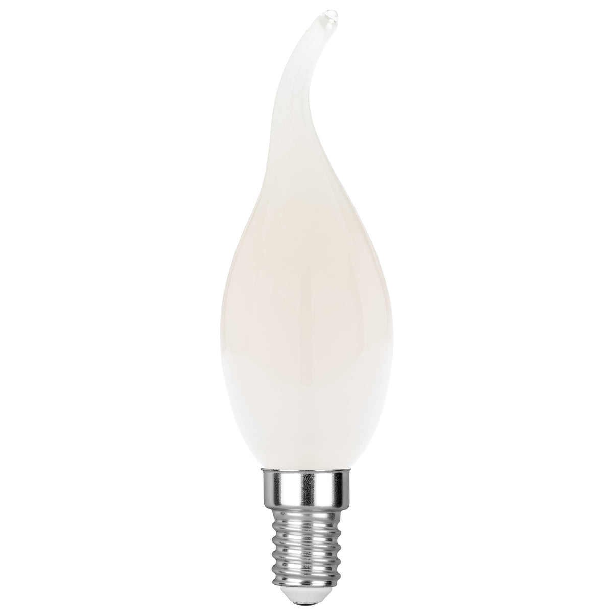 Lampadina LED E14 Candela curva Filamento COB 6W 680lm 2700K