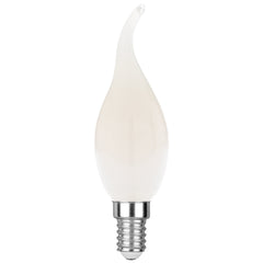 Lampadina LED E14 Candela curva Filamento COB 6W 680lm 6500K