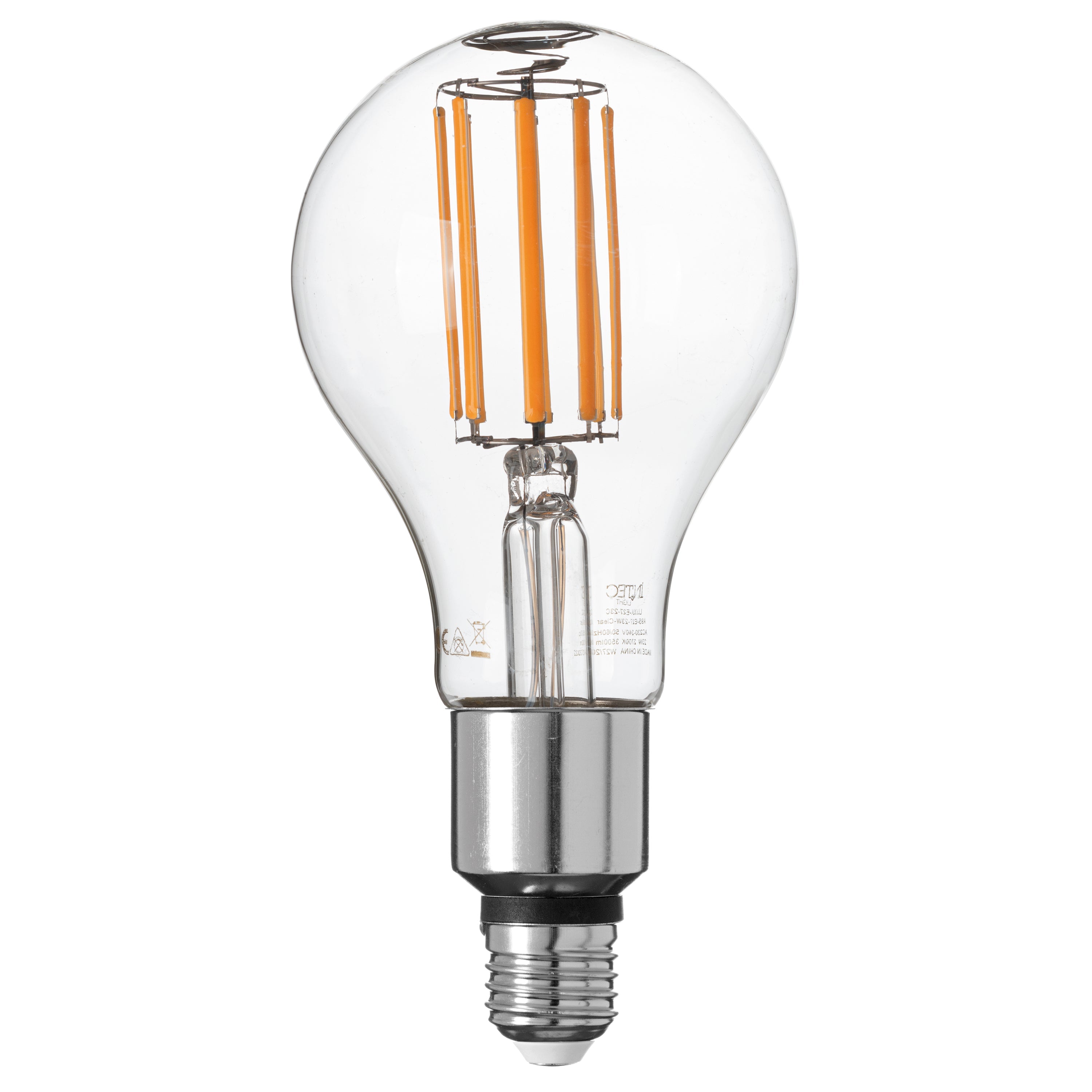 Lampadina LED E27 Filamento COB bianco 23W 3500lm 4000K