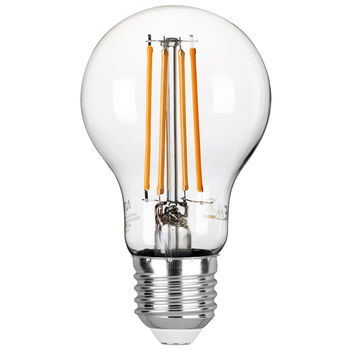 Lampadina LED E27 Filamento COB bianco 8W 1055lm 2700K