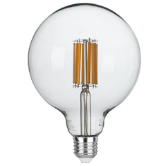 Lampadina LED E27 Globo G125 trasparente Filamento COB 16W 2300lm 6500K