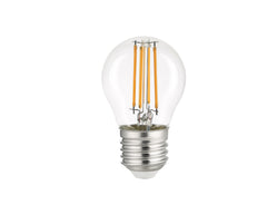 Lampadina LED E27 Globo G45 trasparente Filamento COB 2,3W 485lm 4000K
