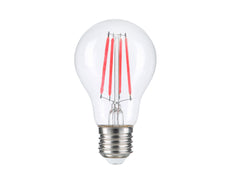 Lampadina LED E27 per piante Filamento COB 8W 640nm
