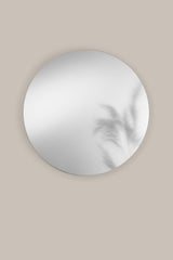 SPECCHIO TONDO 100CM ARGENTATO SENZA RAME 4MM STRUTTURA PVC PELLICOLA ANTIDEFLAGRANTE