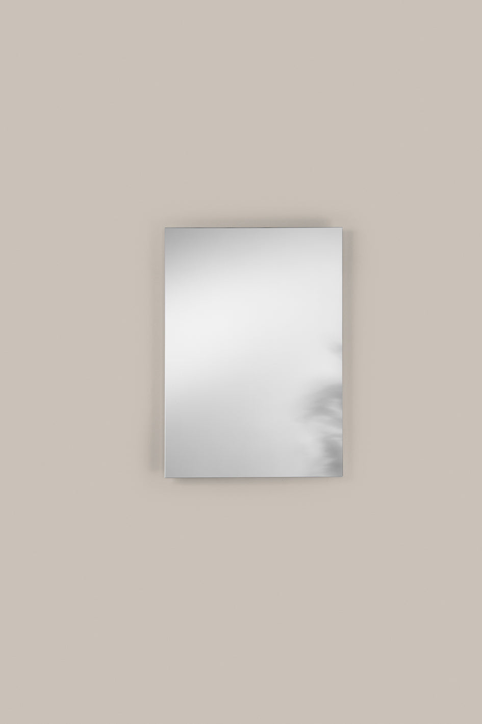SPECCHIO 50X70CM ARGENTATO SENZA RAME 4MM STRUTTURA REVERSIBILE PVC PELLICOLA ANTIDEFLAGRANTE