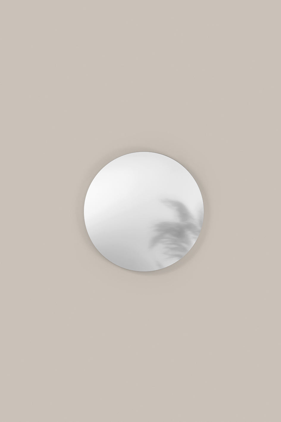 SPECCHIO TONDO 60CM ARGENTATO SENZA RAME 4MM STRUTTURA PVC PELLICOLA ANTIDEFLAGRANTE