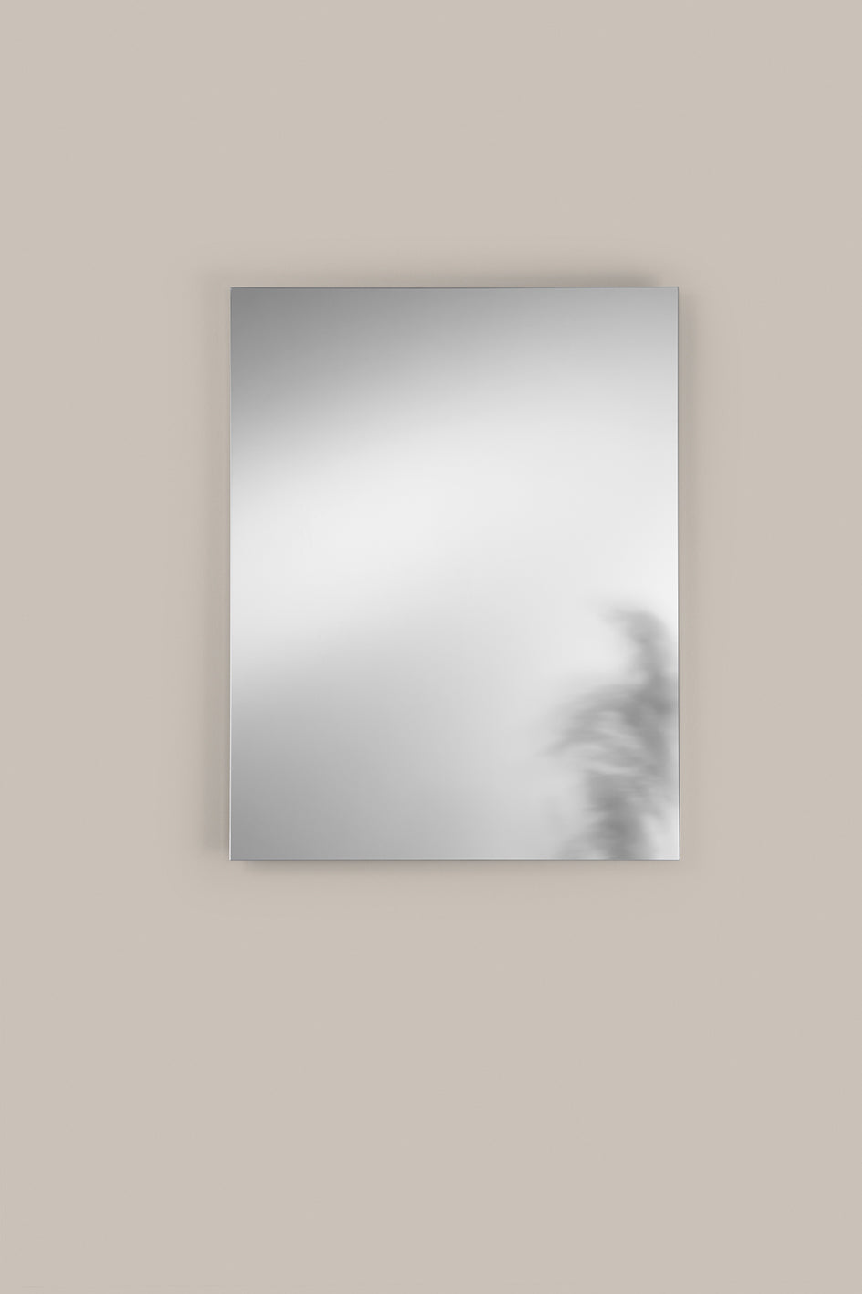 SPECCHIO 90X70CM ARGENTATO SENZA RAME 4MM STRUTTURA REVERSIBILE PVC PELLICOLA ANTIDEFLAGRANTE