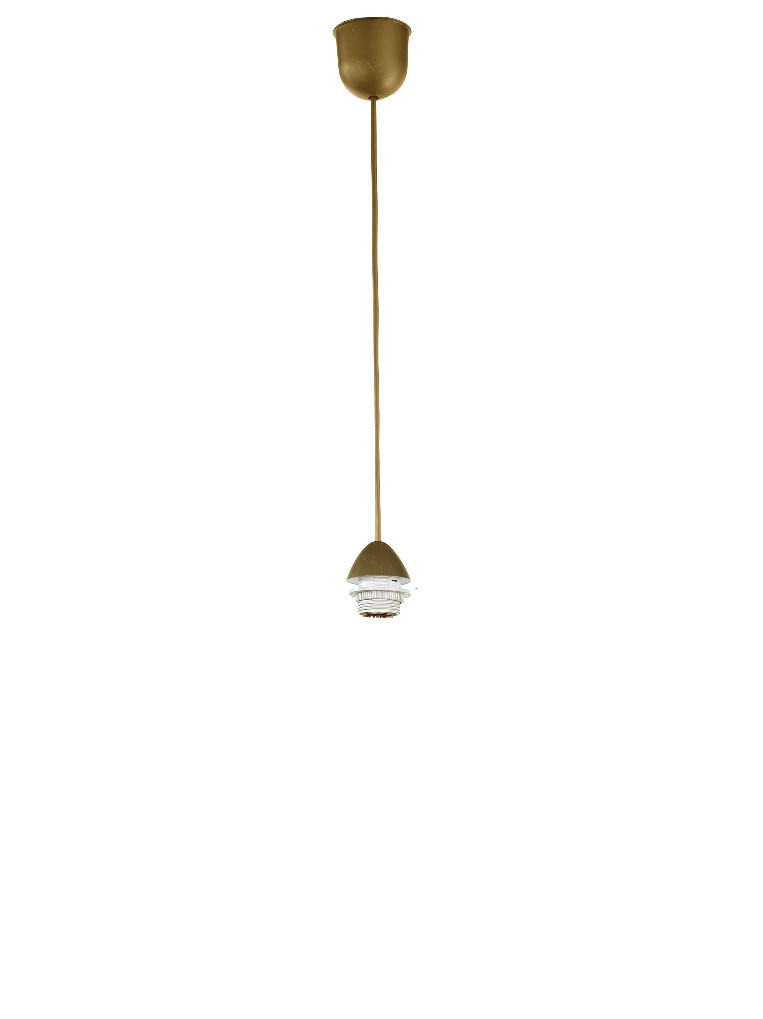 "Pendel in plastica oro E27 80 cm."