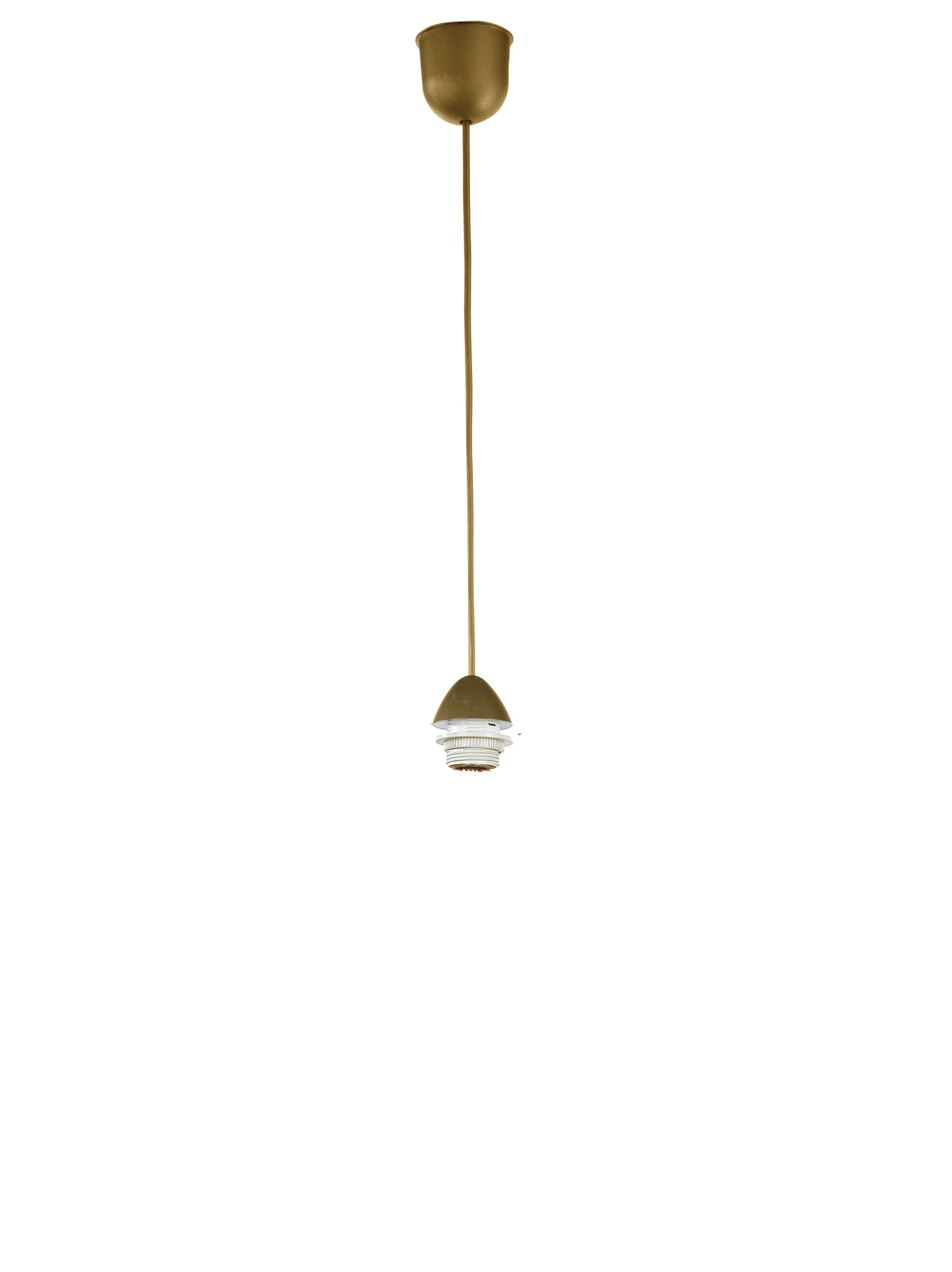 "Pendel in plastica oro E27 80 cm."