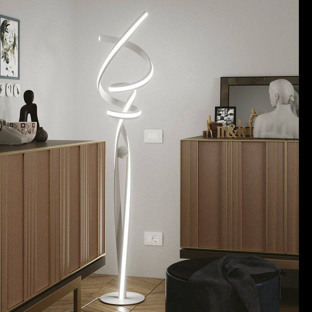 PIANTANA LED MYSTRAL BIANCA 36W 5600LM CCT 26X25X160CM