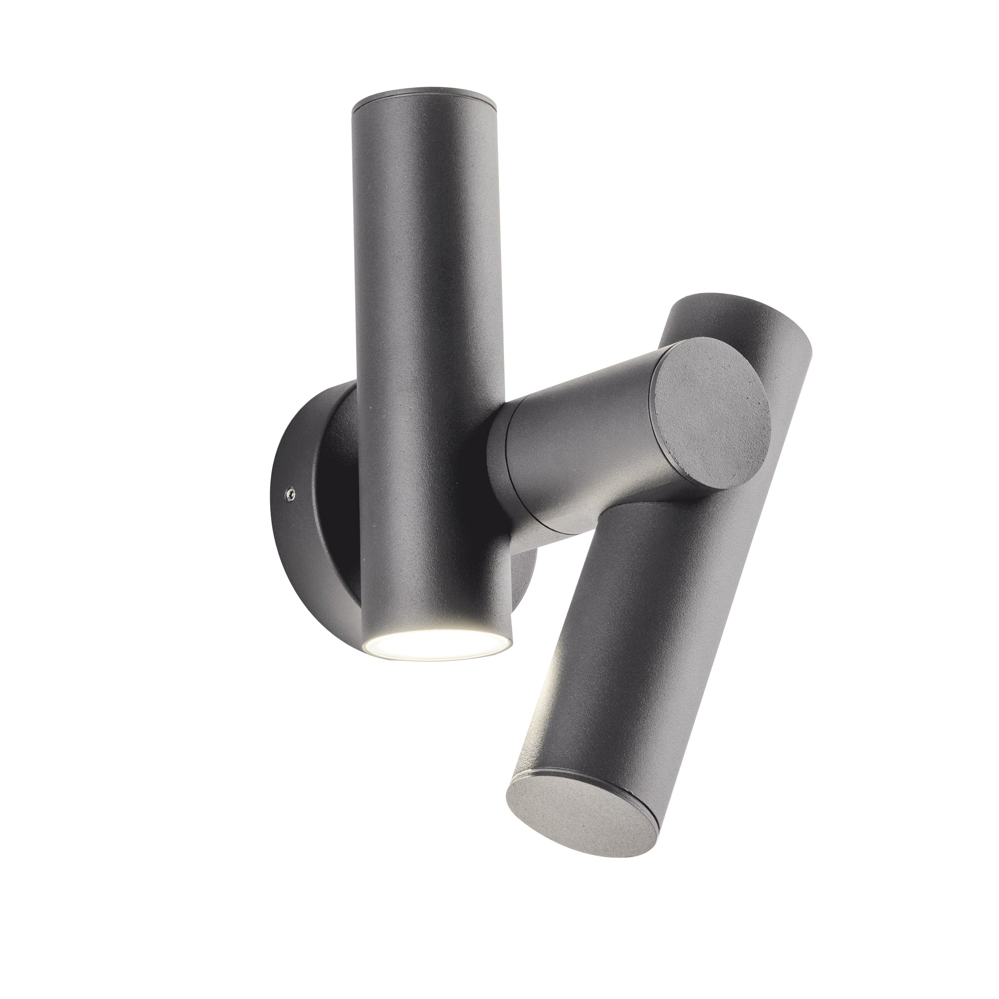 "Applique da esterno LED REVERSE in alluminio antracite con diffusore orientabile, 4000K (Luce naturale)"