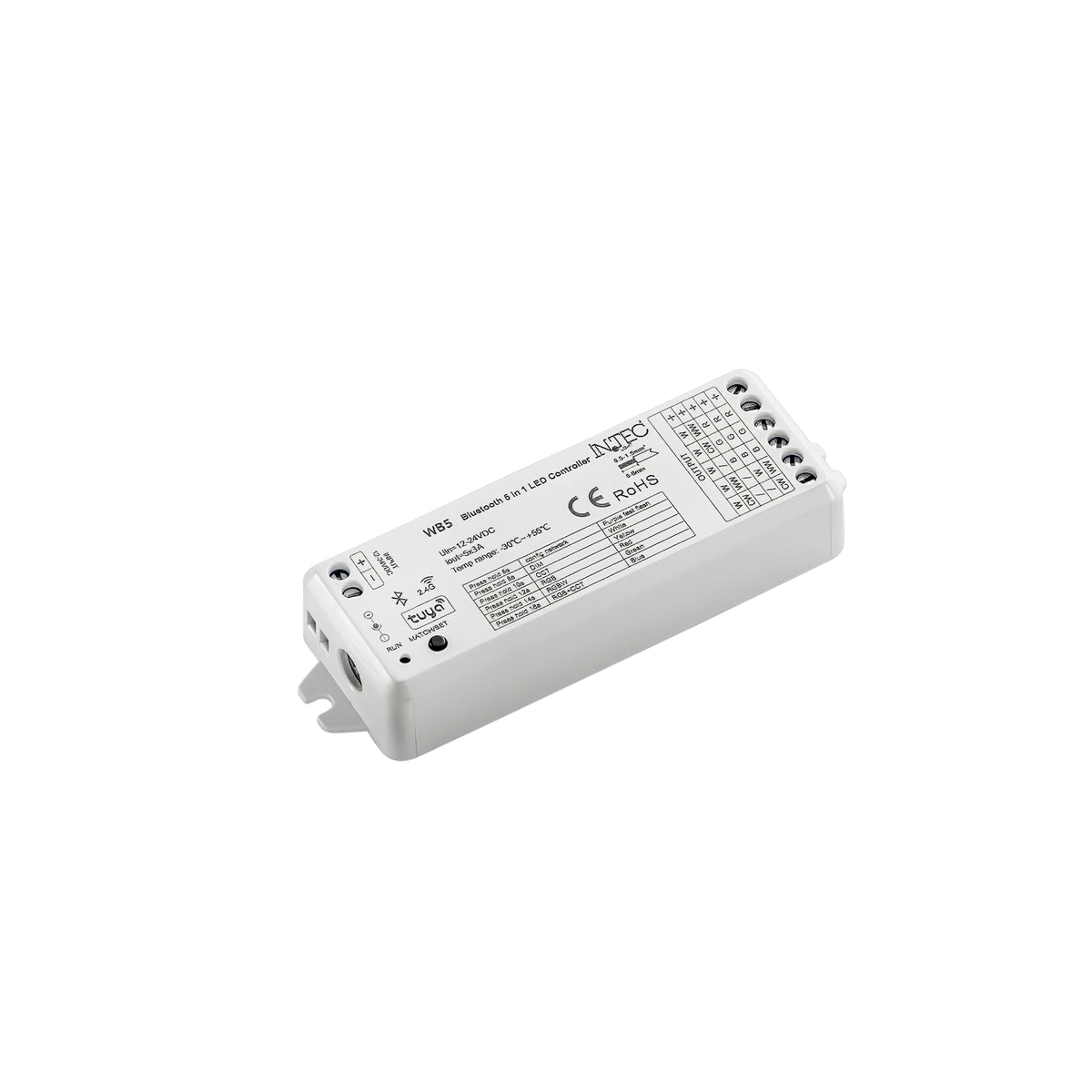 "RICEVITORE BLUETOOTH E RF2.4G Input 15.5A, 12-24V"