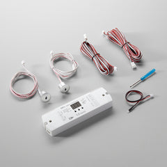 "Doppio sensore pir + controller spi a doppio pulsante"