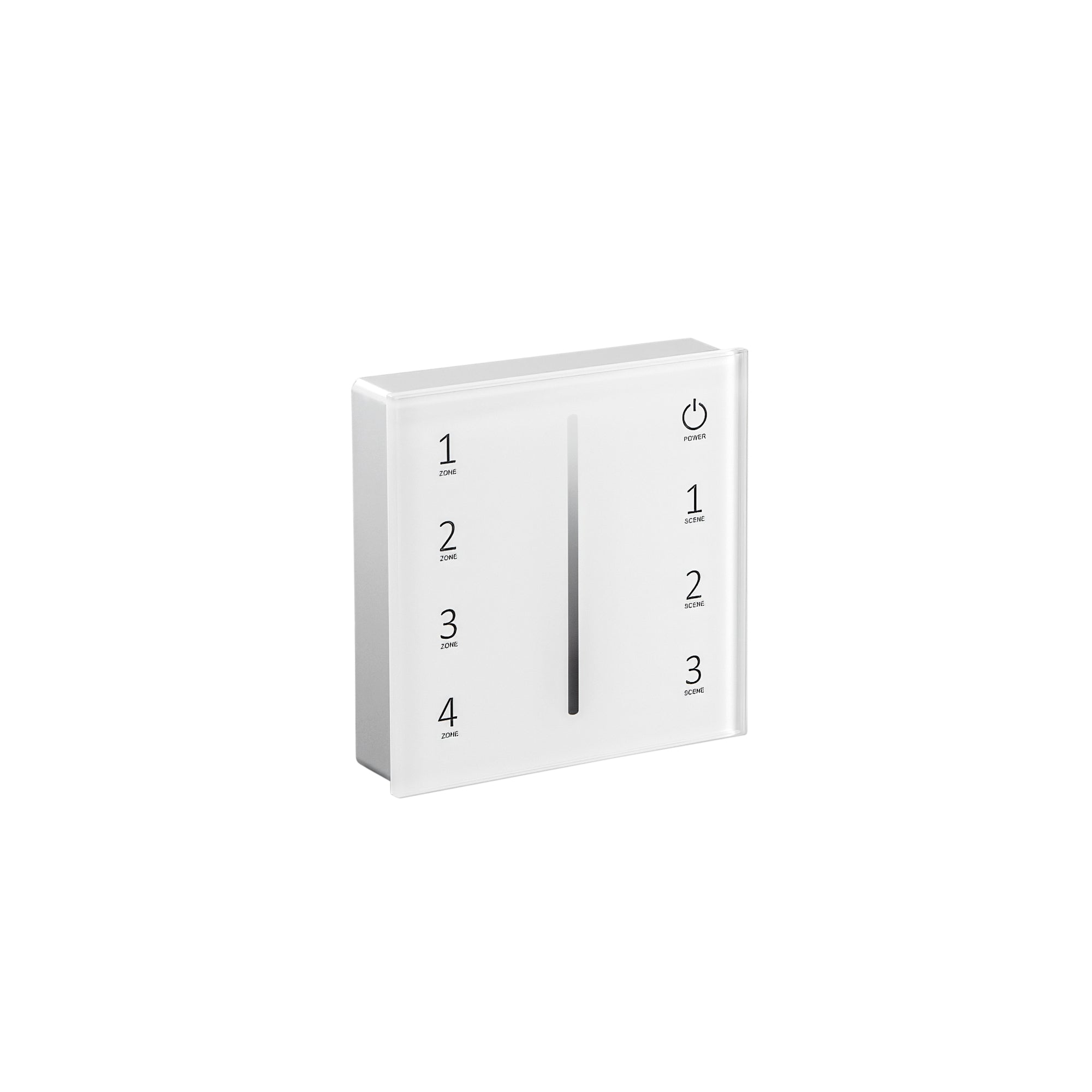 "Wallpad RF 2.4G per controllo dimmer varialuce 4 zone 1 canale"