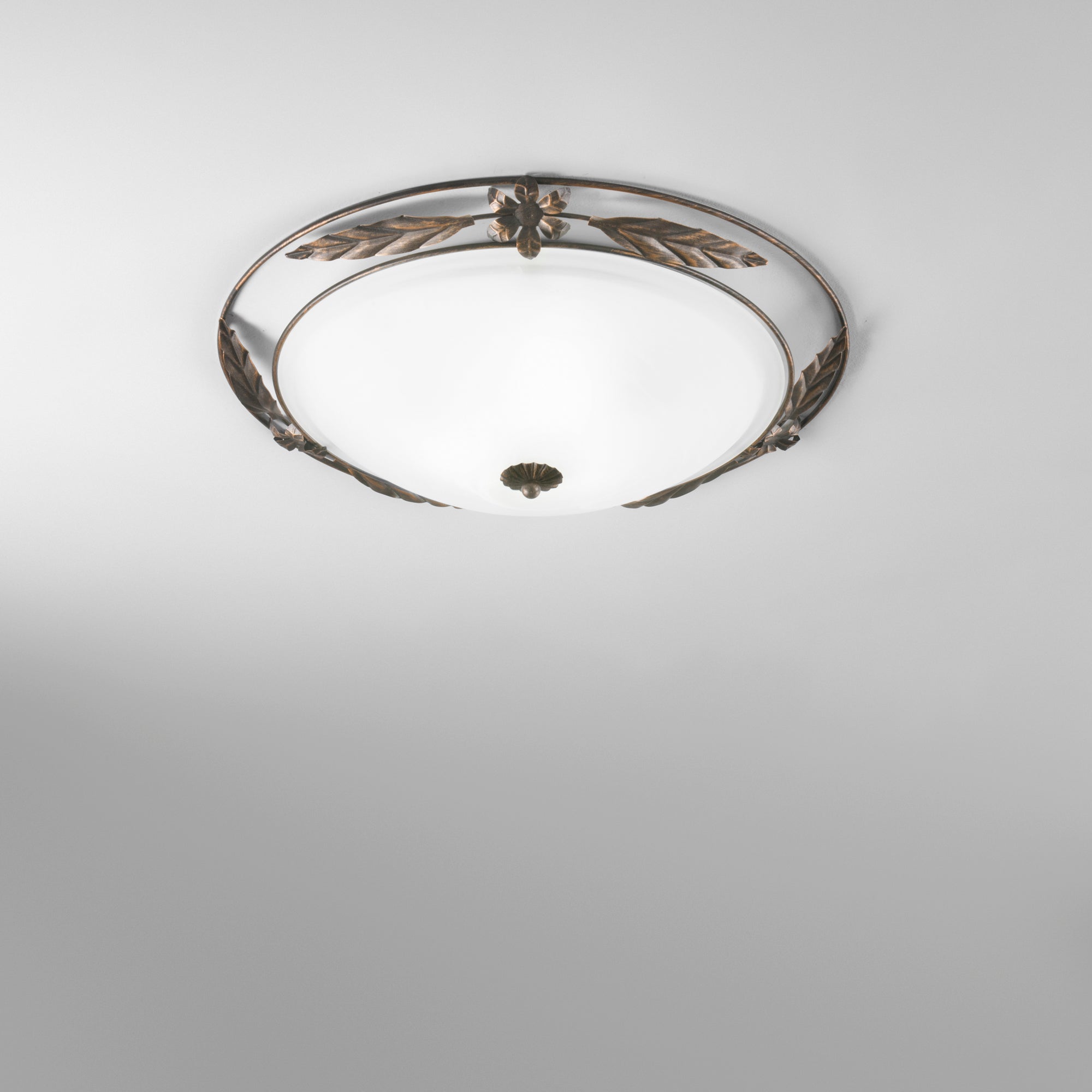PLAFONIERA RICCIO BIANCA 3XE27 50X50X11,6CM