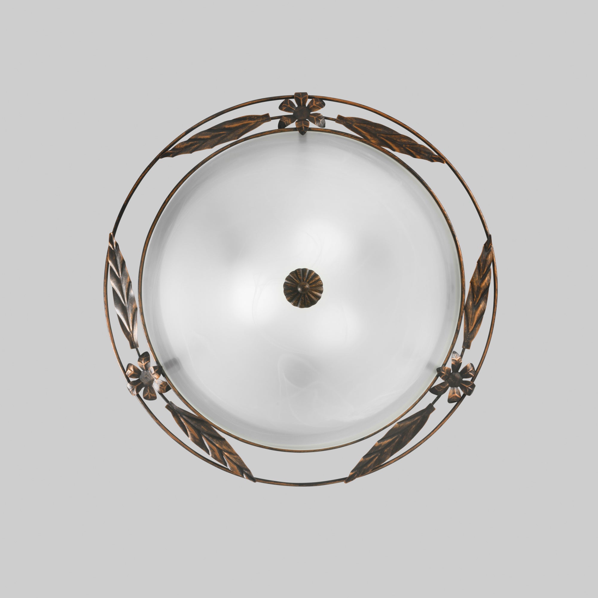 PLAFONIERA RICCIO BIANCA 3XE27 50X50X11,6CM