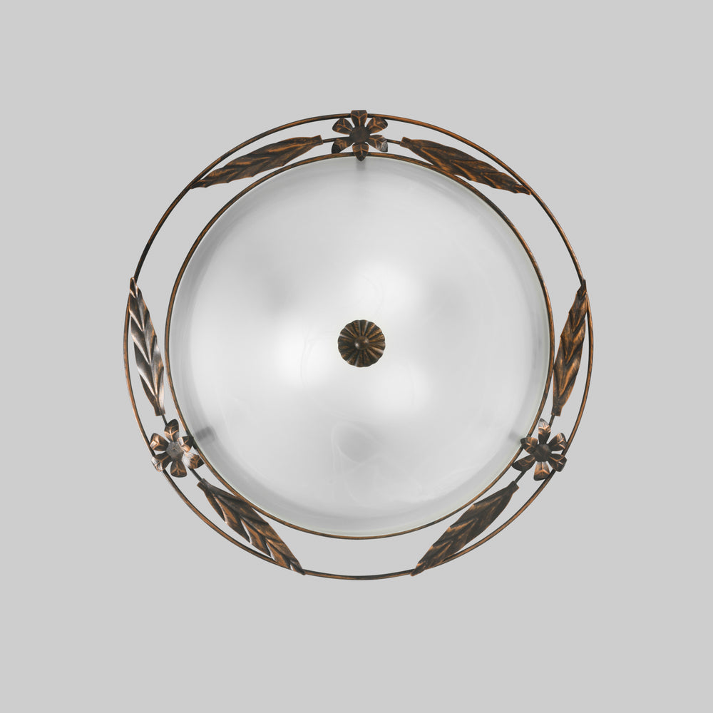 PLAFONIERA RICCIO BIANCA 3XE27 50X50X11,6CM