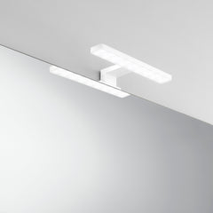 APPLIQUE LED CRUISE BIANCO FISSAGGIO PARETE/SPECCHIO 5,2W 550LM 4000K IP44CM 28x8x11CM