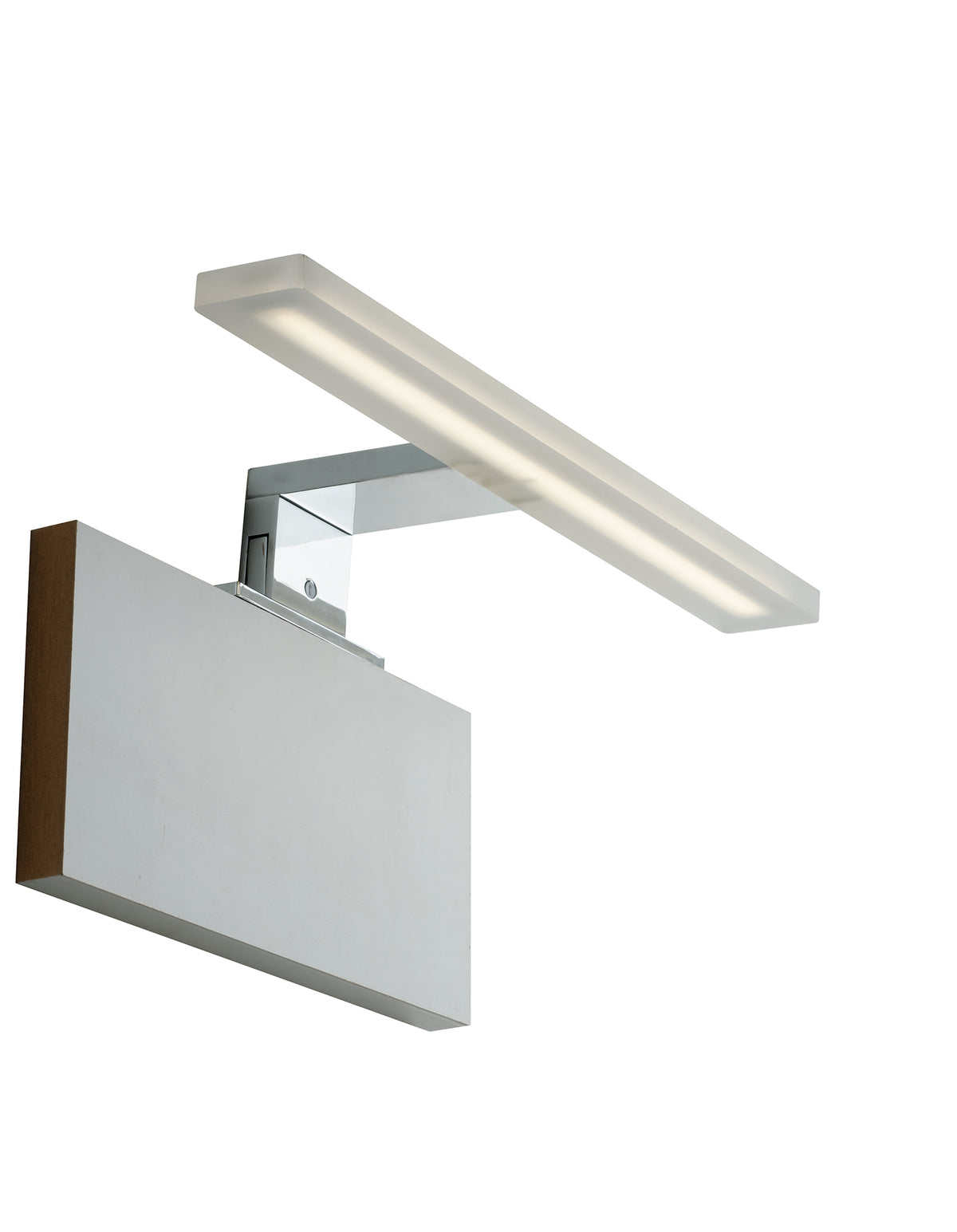 "Applique LED da specchio AQA in metallo cromato 8W 4000K IP44"