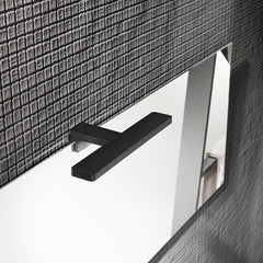 APPLIQUE LED CRUISE NERO FISSAGGIO PARETE/SPECCHIO 5,2W 550LM 4000K IP44 28x8x11CM