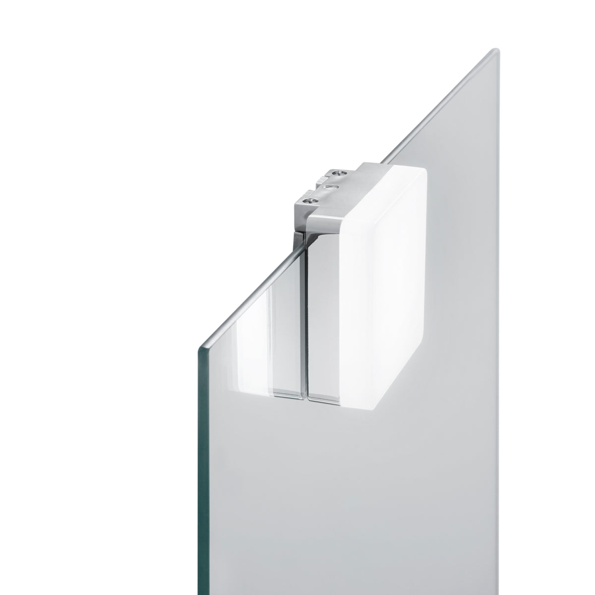 APPLIQUE LED DIVA CROMO QUADRATO 4W 460LM 4000K IP44 7,5X7,5X3,4CM