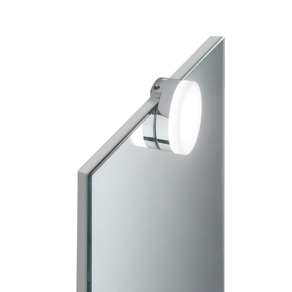 "Applique LED da bagno DIVA tonda con base cromata 4W 3000K"