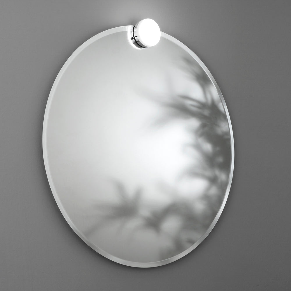 APPLIQUE LED DIVA CROMO TONDO 4W 460LM 3000K IP44 7,5X3,4CM