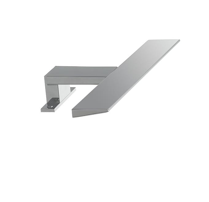 "Applique da bagno LED WALLY in alluminio cromo 8W 4000K