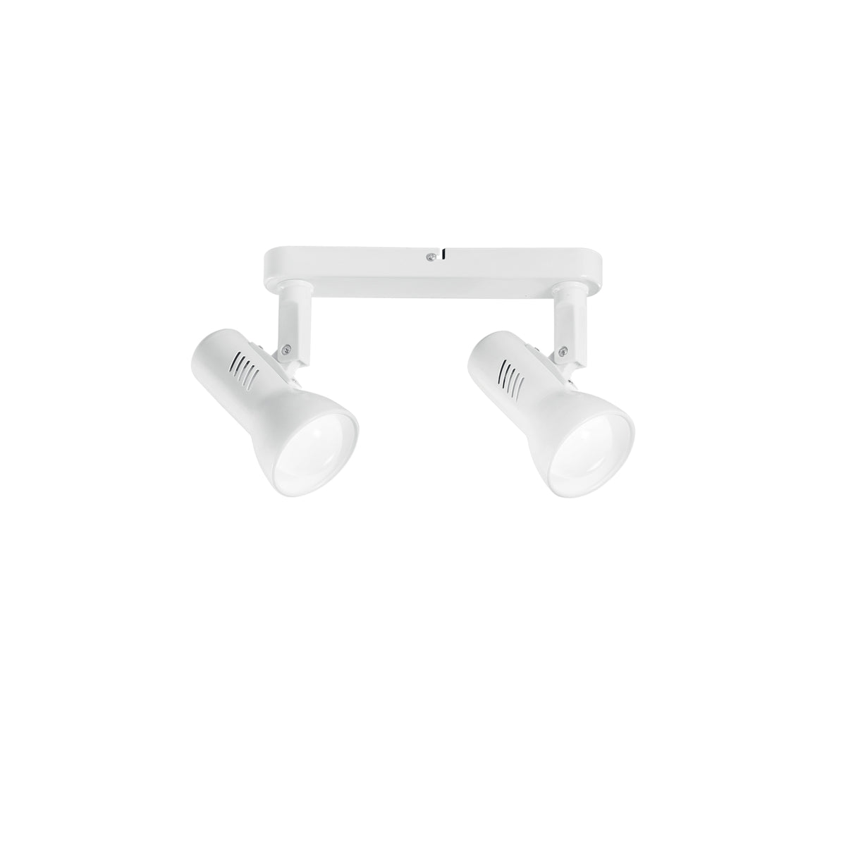 "Spot CARRERA in metallo bianco con 2 diffusori orientabili"