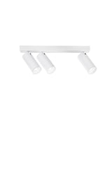 "Spot Plauto in metallo bianco - 3 punti luce"