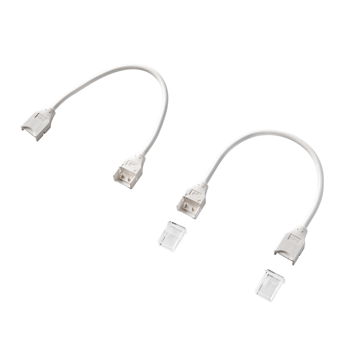 "Connettore flessibile per strip LED 220V con cavo 20 cm