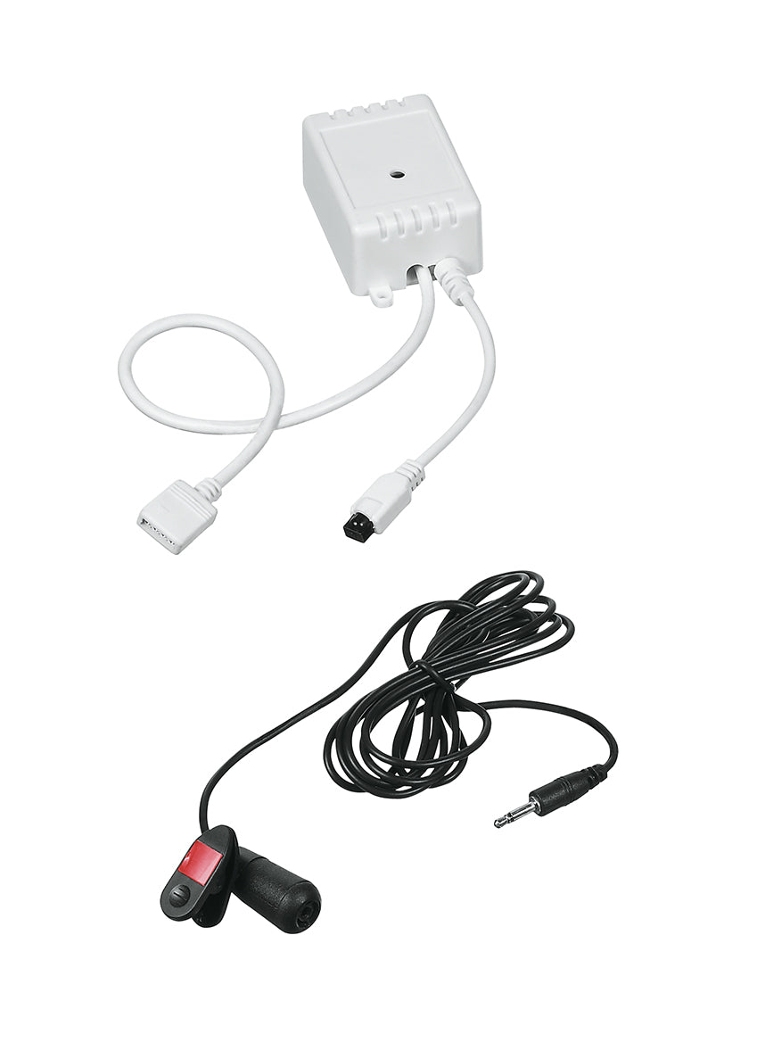 "RICEVITORE MUSICALE + TELECOMANDO RGB 12V PER STRIP LED"