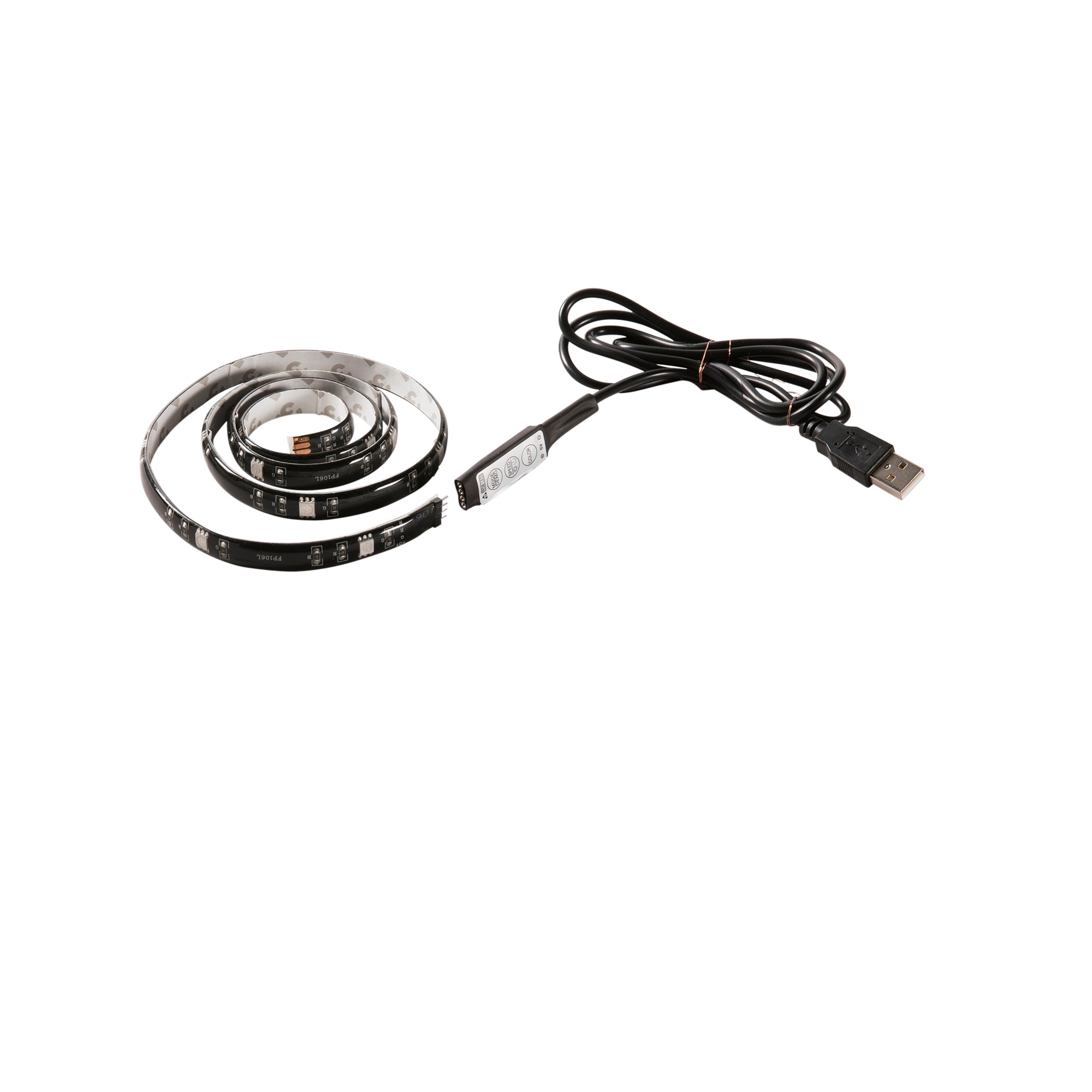 "Strip LED 5050 SORROUND RGB IP65 con touch e USB - 1 mt.
