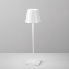 LAMPADA DA TAVOLO RICARICABILE LED DRINK BIANCA 2,2W 190LM 3000K DIMM. IP54 10X36CM