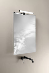 SPECCHIO 50X70CM ARGENTATO SENZA RAME 4MM STRUTTURA REVERSIBILE PVC PELLICOLA ANTIDEFLAGRANTE